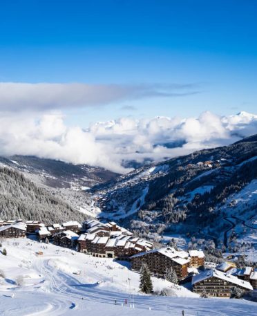 Station de Méribel-Mottaret en hiver