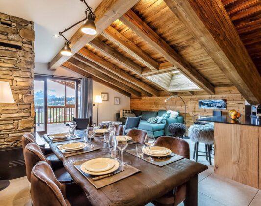 Chalet de jeanne -salon - les saisies